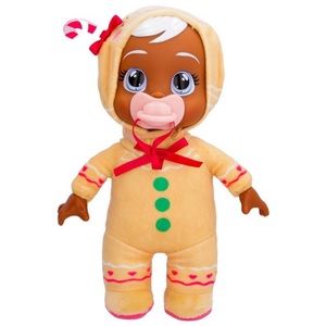 Cry Babies Tiny Cuddles Christmas Ginger with Gingerbread Themed Pajamas.